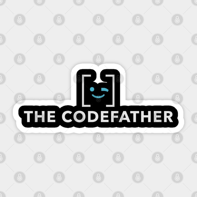 The CodeFather - Programmer Sticker by Cyber Club Tees